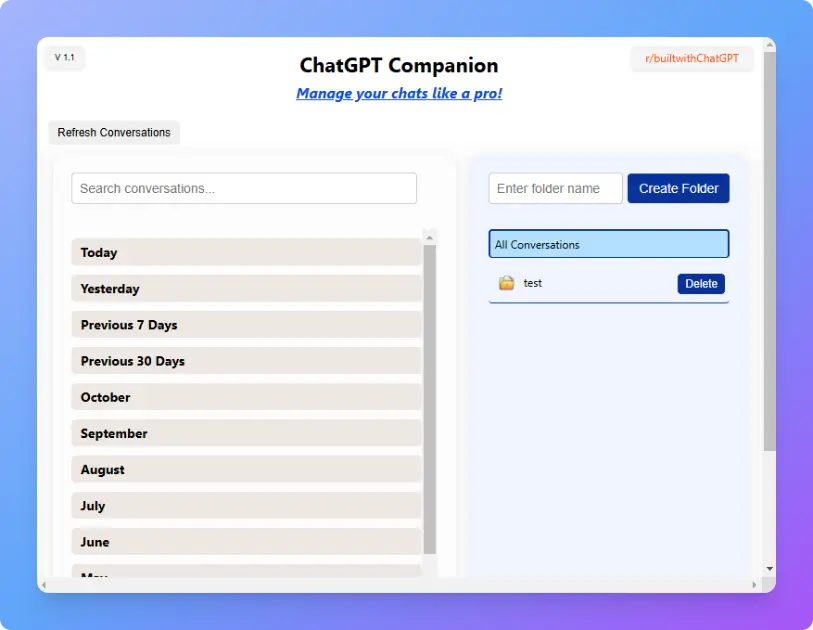 ChatGPT Companion product image