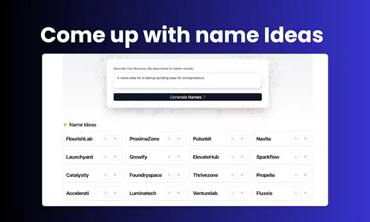 AI Business Name Generator image number 01