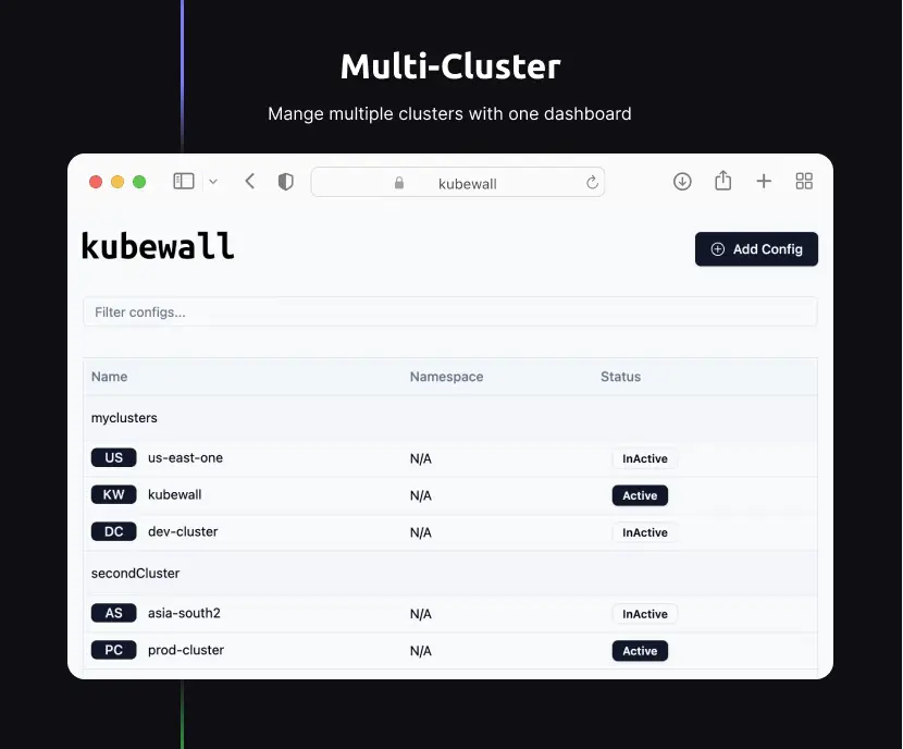 kubewall: Kubernetes Dashboard image number 11