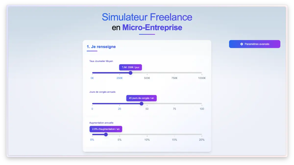 Simulateur freelance image number 11