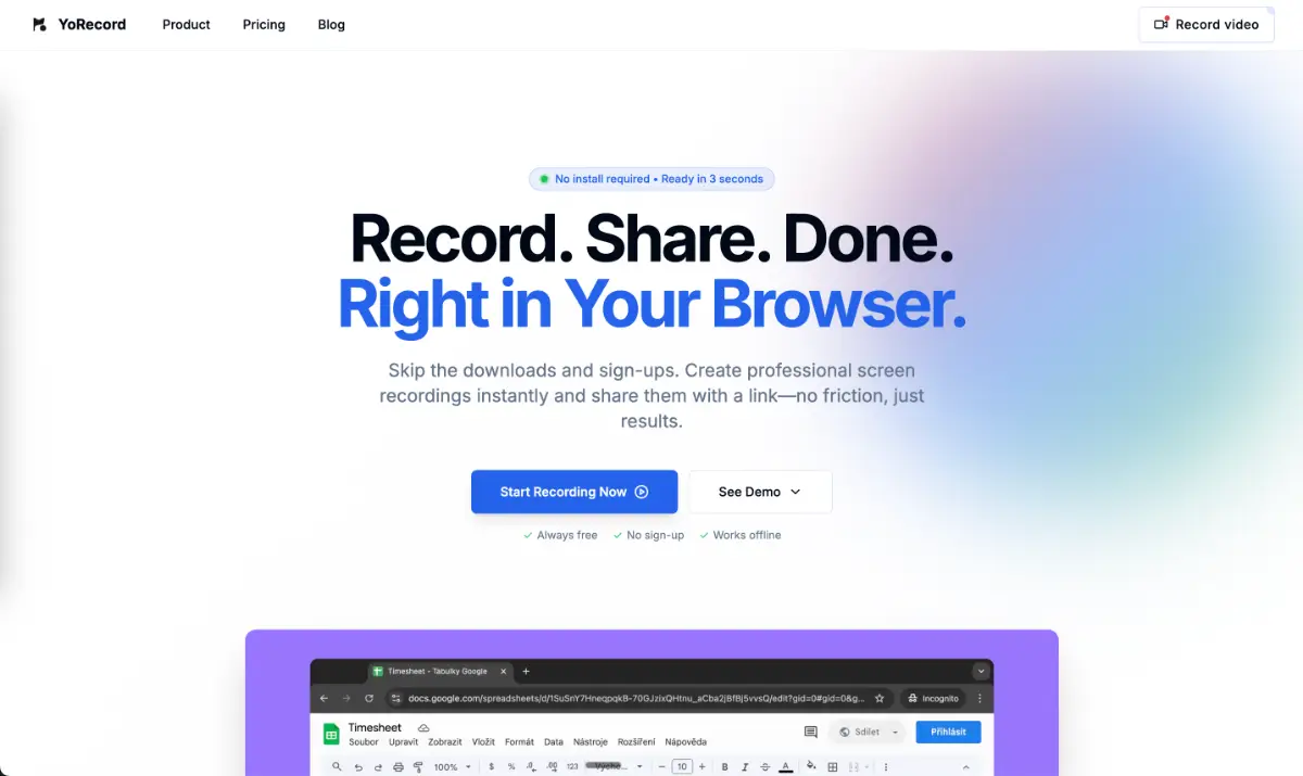YoRecord image number 01