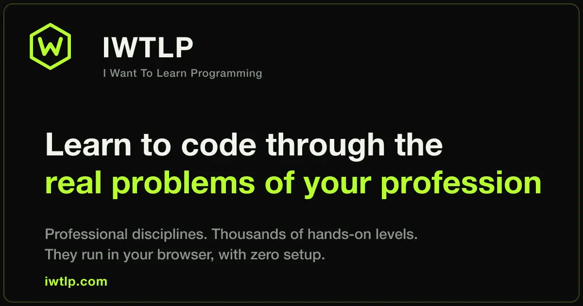 IWTLP - I Want To Learn Programming image number 01
